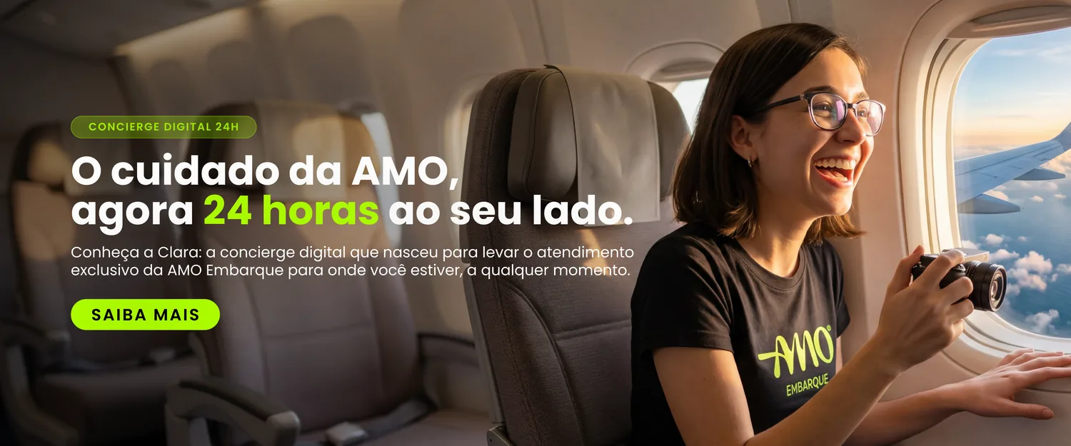 Clara, a concierge digital com inteligência artificial da AMO Embarque