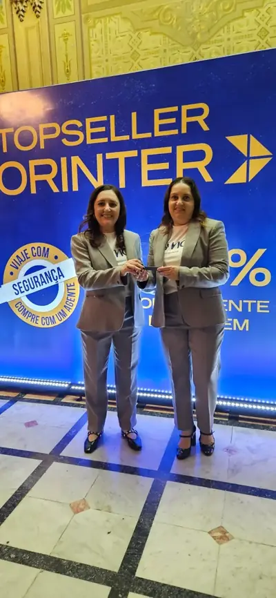 Kadidia Umar e Jamila Umar sócias AMO Embarque prêmio Topseller Orinter 2024 — Chapecó SC